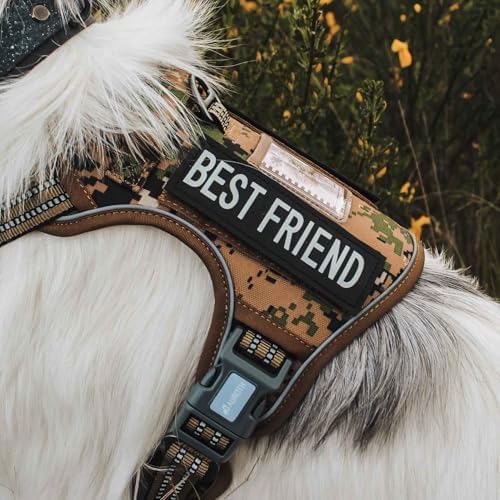 AUROTH Tactical Dog Harness for Large Dogs, Heavy Duty No Pull Pet Vest - Image 6