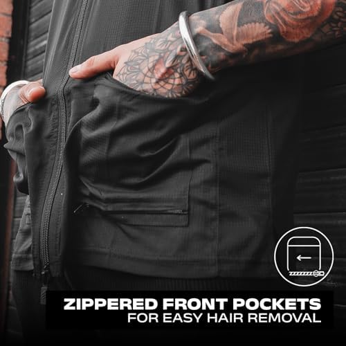 Barber Strong Barber Vest, Men's Hair Repellent, Lightweight & Breathable Mesh - Image 5