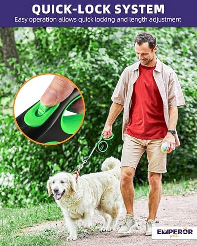 Emperor Pets Retractable Dog Leash, 26 ft - Image 3