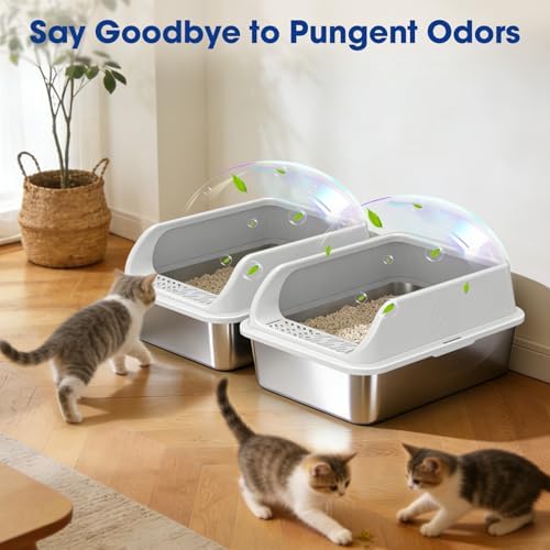 2 Pack Stainless Steel Litter Box - Image 7