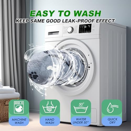 WanpeeGoo Washable Pee Pads for Dogs, Waterproof, 18 x 24 in, 4 Pack - Image 6