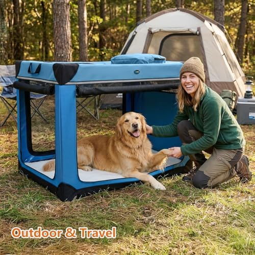 Ownpets Collapsible Travel Pet Crate - Image 4