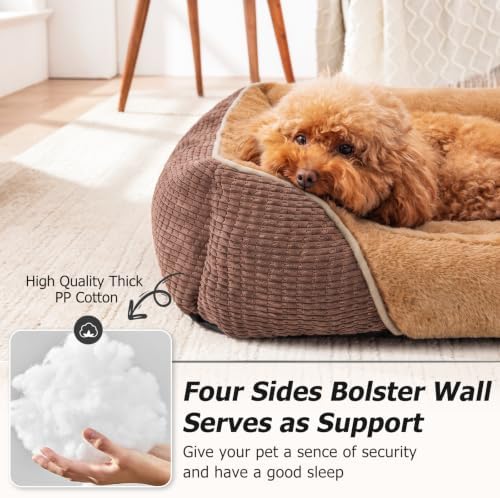 MIXJOY Dog Beds for Medium Dogs Washable, Calming Pet Bed Medium Size Dog - Image 3