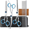 5 in 1 Premium Dog Grooming Scissors, Professional Dog Scissors by lengnoyp