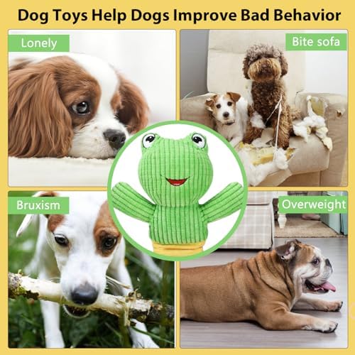 Letsmeet Dog Squeak Toys Durable Plush Dog Toy - Image 4
