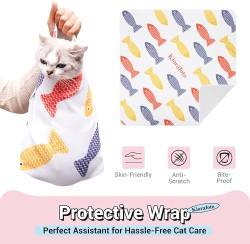 35.5" Extra Large Cat Wrap for Cutting Nails Medicine Grooming Wrap - Image 4