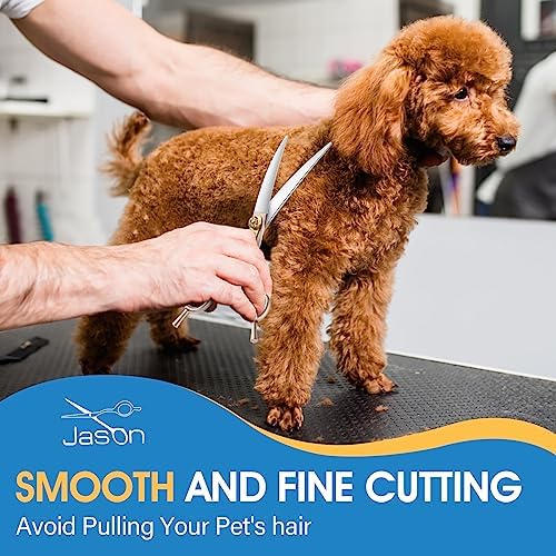 JASON Curved Dog Grooming Scissors - Image 2