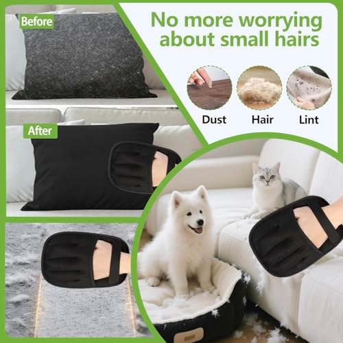 Electrostatic Pet Hair Remover Glove – Reusable Lint Roller Alternative - Image 3
