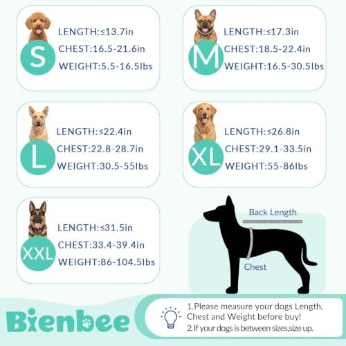 Dog Bathrobe, Super Absorbent for Small to Large Dogs, Lake Green L - Image 6