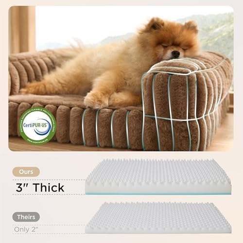 Bedsure ComfyFleece® Memory Foam Orthopedic Small Dog Bed - Image 4