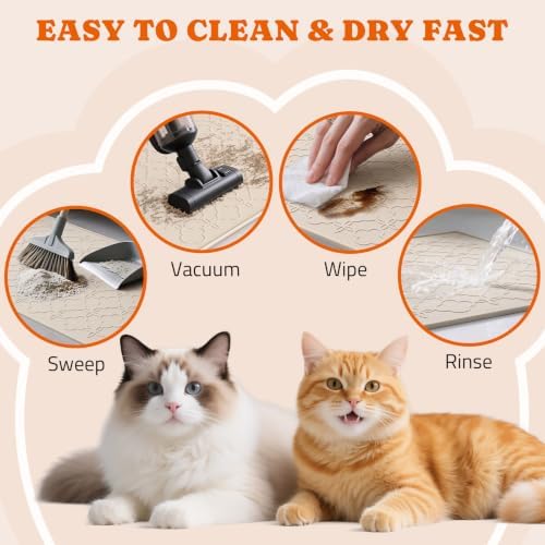 Pawtners Cat Litter Mat Extra Large 42" X 30", 2 Pack - Image 6