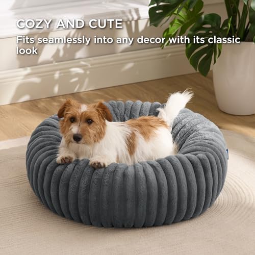 Bedsure ComfyFleece® Donut Small Dog Bed - Image 4