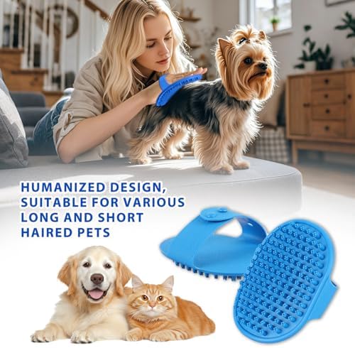 NVNAN Pet Shampoo Brush and Massage Bath Brush - Image 5