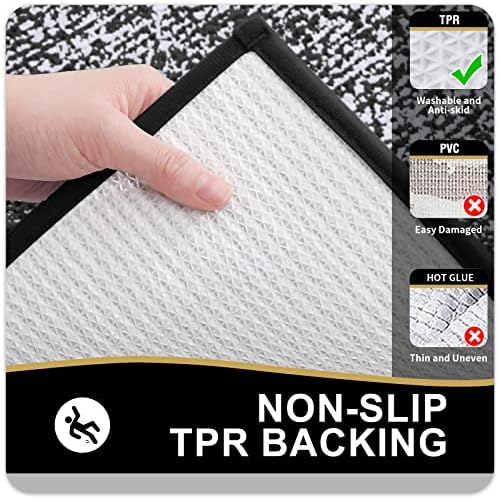 OLANLY Bathroom Runner Rugs 47x17, Long Bath Mats - Image 4