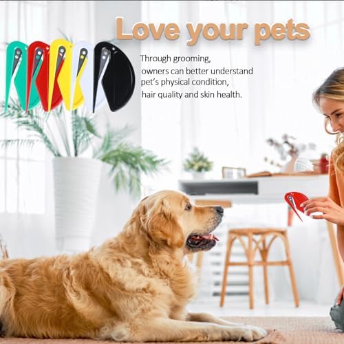 5pcs Pet Knot Opener Knotting Comb Removal Dematting Hair Flea Brush Shedding - Image 3