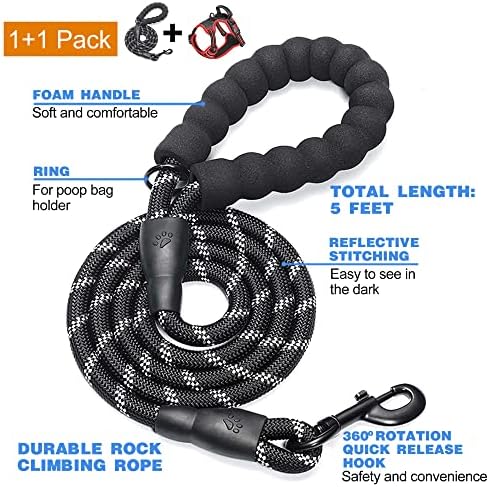 tobeDRI No Pull Dog Harness Adjustable Reflective Oxford Easy Control Medium - Image 2