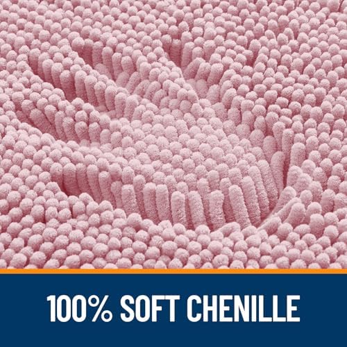 OLANLY Bathroom Runner Rugs 59x20, Extra Soft Absorbent Chenille Bath Rugs - Image 3
