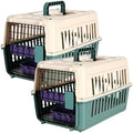 2 Set Hard Plastic Pet Carrier Breathable Dog Cat by Unknown