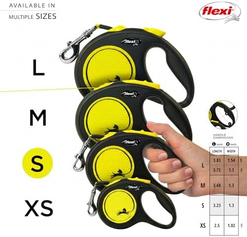 FLEXI® Neon Tape Retractable Dog Leash, 16 ft - Image 6