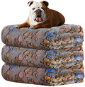 Rezutan Blanket for Large Dogs & Cats Soft Reversible Cute Paw 40"x31" by Rezutan