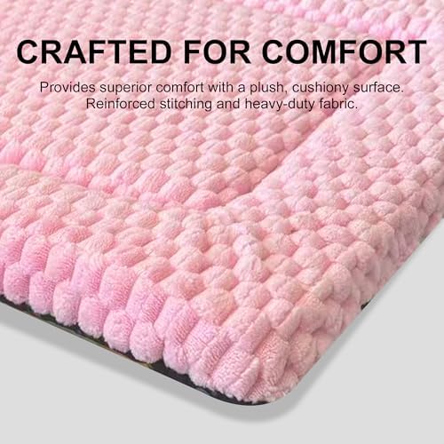 Dog Bed Mat, Reversible & Ultra Soft Kennel Pad-Machine Washable Pet Bed - Image 3