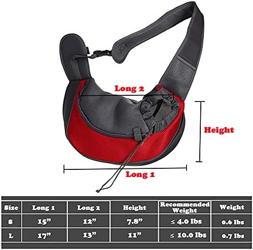 Love Dream Dog Sling Carrier for Small Dogs Cat Puppy Crossbody Bag Carrier - Image 3
