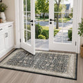 Floral Entryway Runner Rug 2x4 for Kitchen Bathroom by WelcometoBabovid