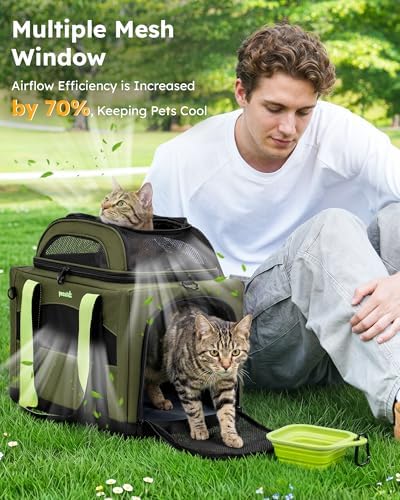 Pecute Cat Carrier, Top Expandable Dog Crate - Image 6