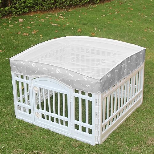 Dog Playpen Mesh Top Cover for 36" Inch Pet Playpen - Image 5