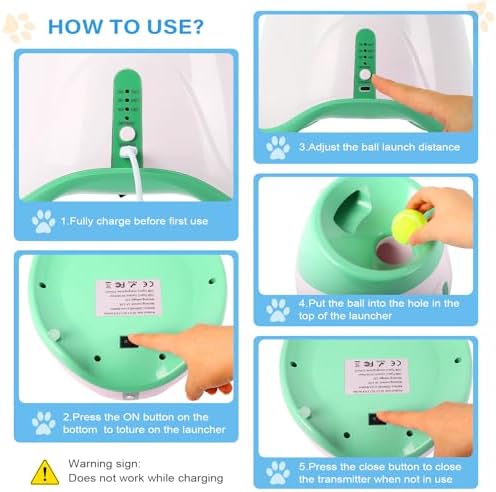 Automatic Ball Launcher for Dogs Indoor Thrower Fetch Machine - Image 5