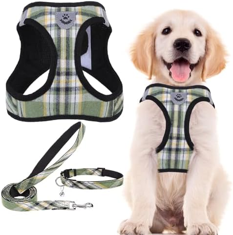 PUPTECK Dog Harness, Collar and Leash Set No Pull by PUPTECK