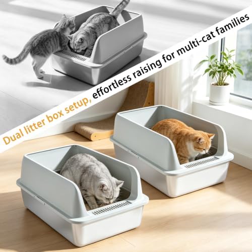 Stainless Steel Cat Litter Box 2 Pack - Image 6