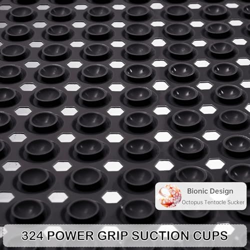 Non-Slip Bathtub and Shower Mats, Power Grip Bath Mat 35 x 16.3 Inch - Image 3