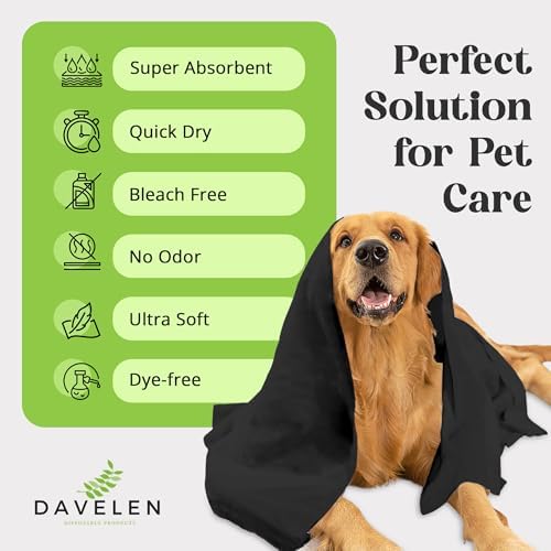 DAVELEN Disposable Pet Towels, Super Absorbent, - Image 2