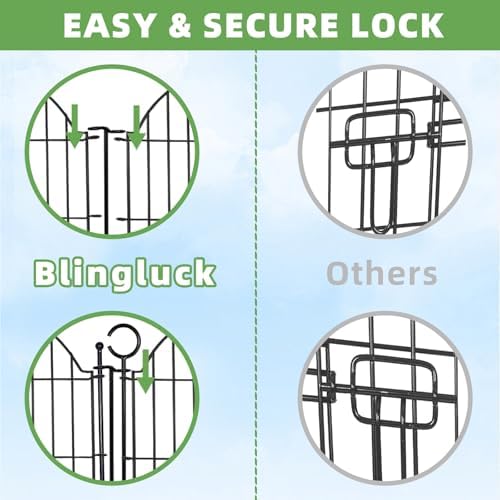 5 Panels No Dig Decorative Small Garden Fence - Image 5