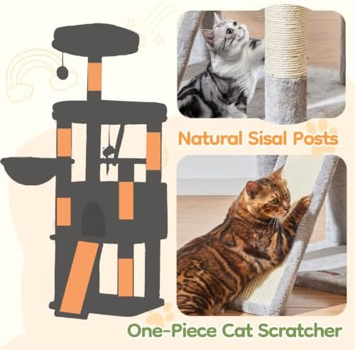 Taoqimiao Sturdy Cat Tree, Cat Tower - Image 6
