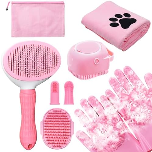 Dog Grooming Kit for Shedding – 8-Piece Pet Grooming Supplies by Aiolpy
