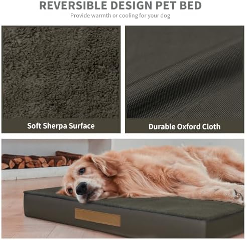 Jumbo Waterproof Orthopedic Dog Bed - Image 5
