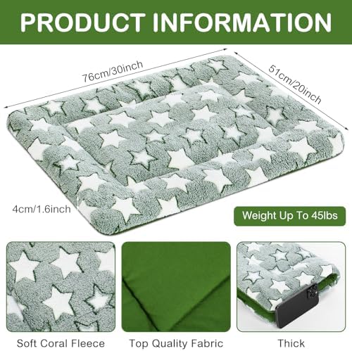 VitalCozy 4 Pcs Dog Crate Pads Soft Warm - Image 2