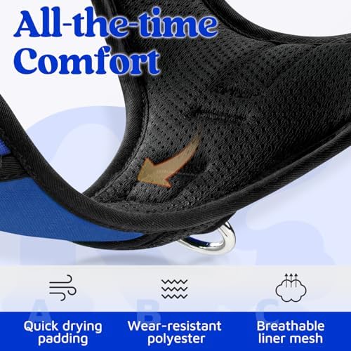 rabbitgoo Dog Harness for Large, No Pull 3 Buckles Easy On & Off - Image 6