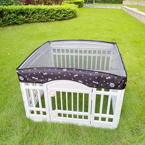 Dog Playpen Mesh Top Cover for 36" Inch Pet Playpen - Image 5