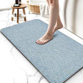 Upgraded Bath Mat 24x36Inch, Thin Bath Mats Rugs by HOMTEB