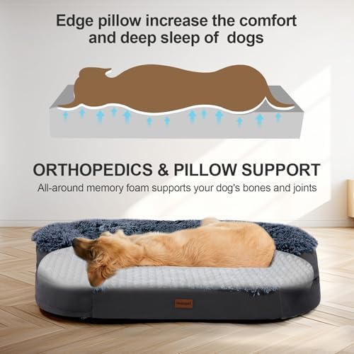 Fluffy Calming Jumbo Orthopedic Dog Beds - Image 6