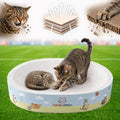 Cardboard Cat Scratcher Bed for Indoor Cats, Large Cat Scratching Board by FANJUN-AMTECH