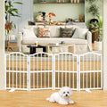 Snughome Dog Gate Indoor, 23.62" H Freestanding Short Dog Door Gates by Snughome