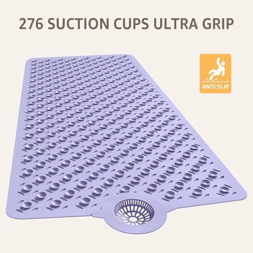 OTHWAY Bath Mat for Tub Non Slip: 39" X 17" Long Bathtub Mat - Image 5
