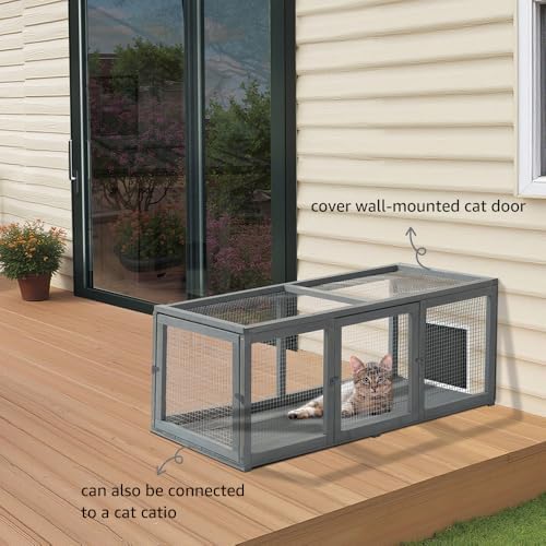 beeNbkks Outdoor Cat Tunnel, Extendable Passage Connect Home to Outdoor Cat - Image 3