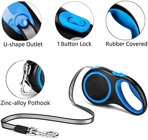 Segarty 26 Ft Retractable Dog Leash, 8m Retractable Leash - Image 2