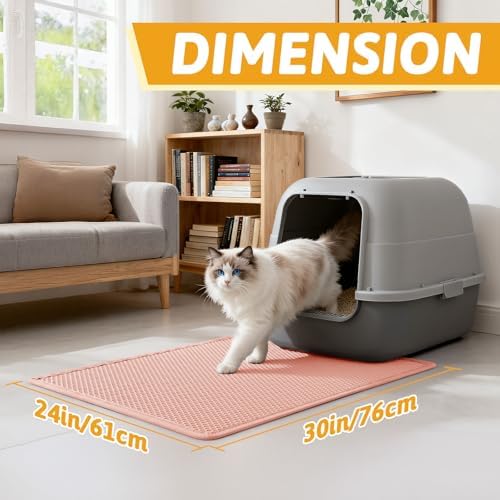 Pieviev Litter Mat, Double-Layer Waterproof Design - Image 2