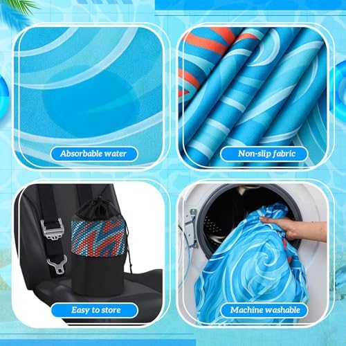Hahafelt 2 Pack Car Seat Towel Cover - Image 3